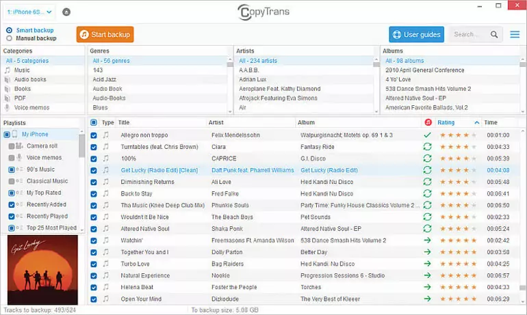 CopyPod/CopyTrans Screenshot